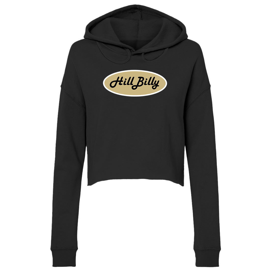 Women's | HillBilly Lafayette Logo | Lightweight Crop Hoodie