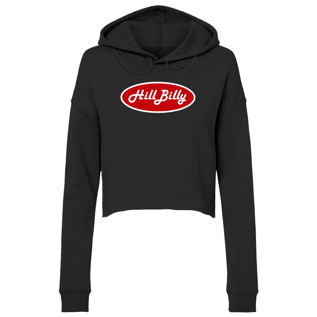 Women's | HillBilly Madison Logo | Lightweight Crop Hoodie