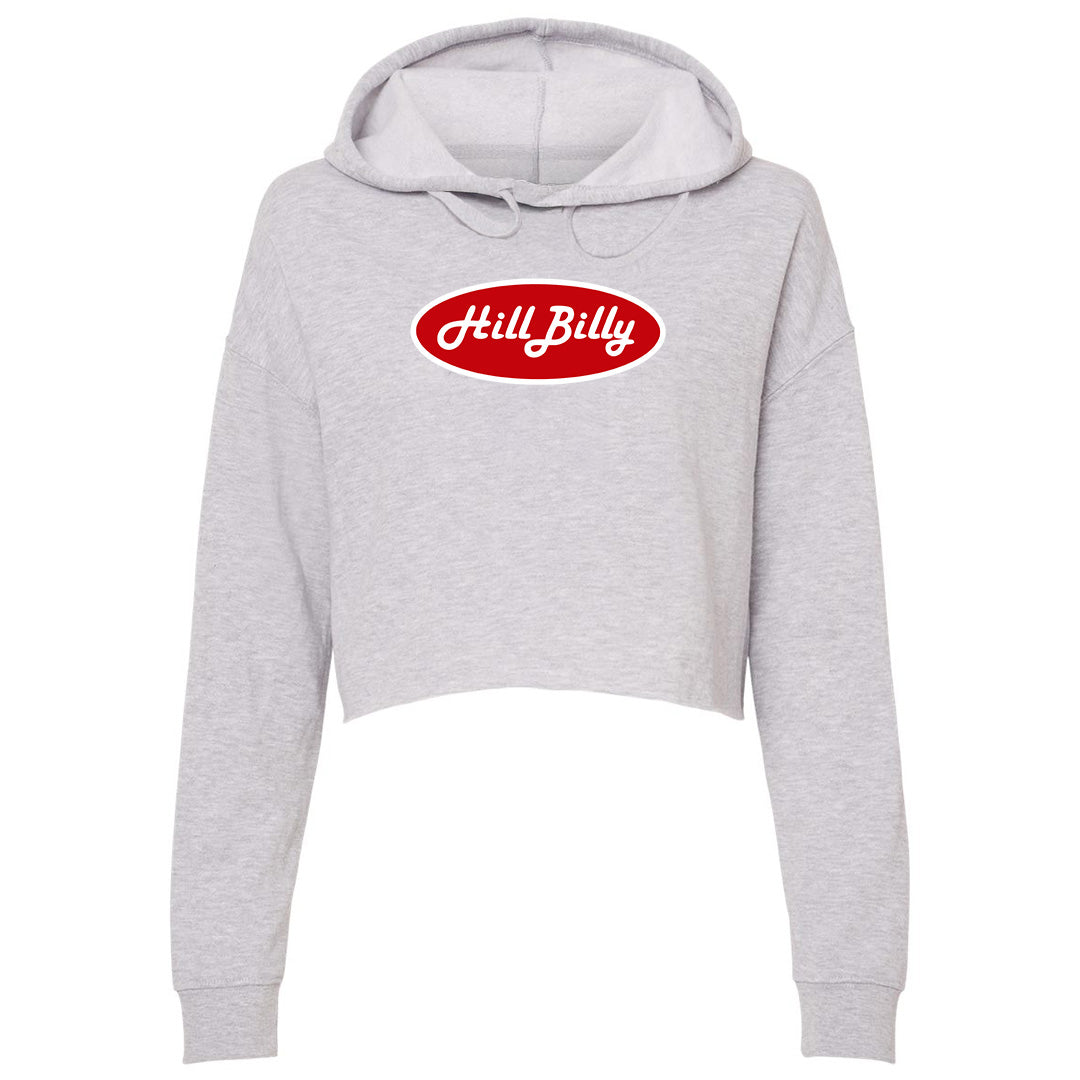 Women's | HillBilly Madison Logo | Lightweight Crop Hoodie