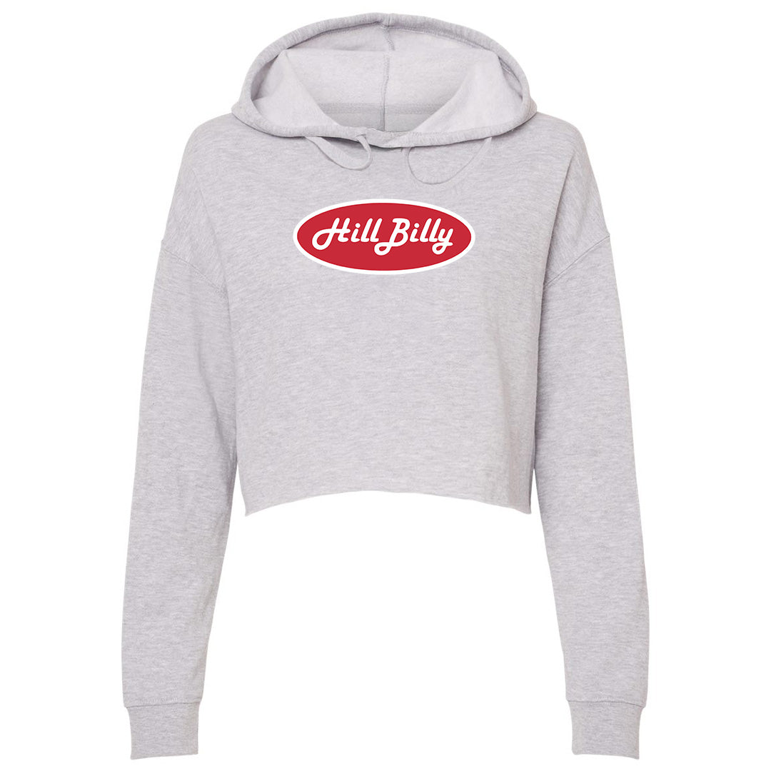 Women's | HillBilly Houston Logo | Lightweight Crop Hoodie