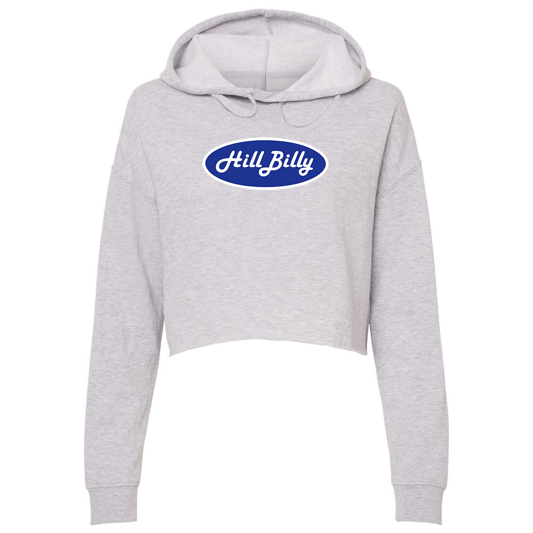 Women's | HillBilly Durham Logo | Lightweight Crop Hoodie