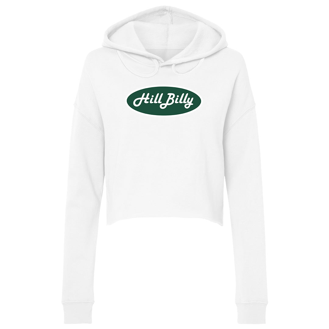 Women's | HillBilly East Lansing Logo | Lightweight Crop Hoodie
