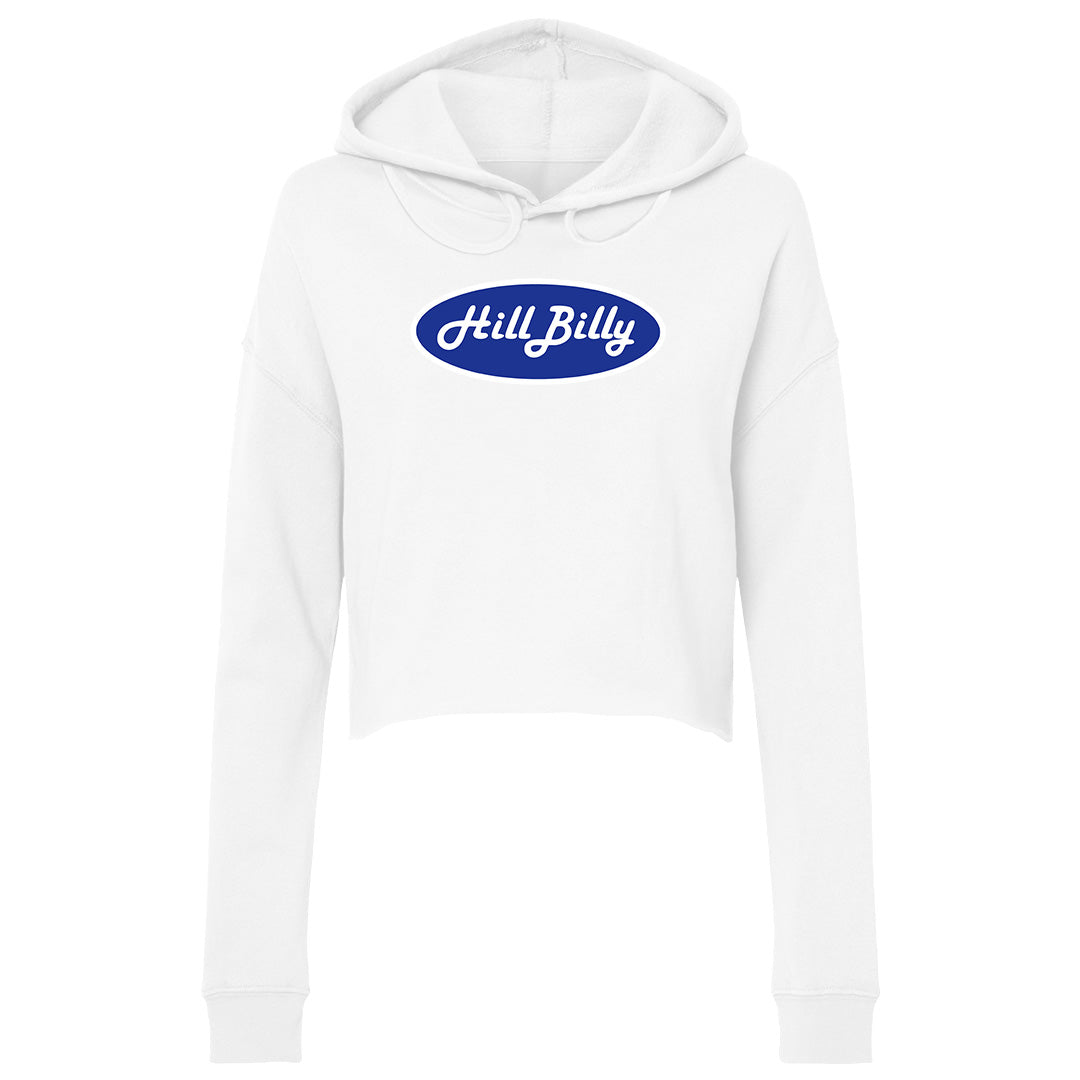 Women's | HillBilly Durham Logo | Lightweight Crop Hoodie
