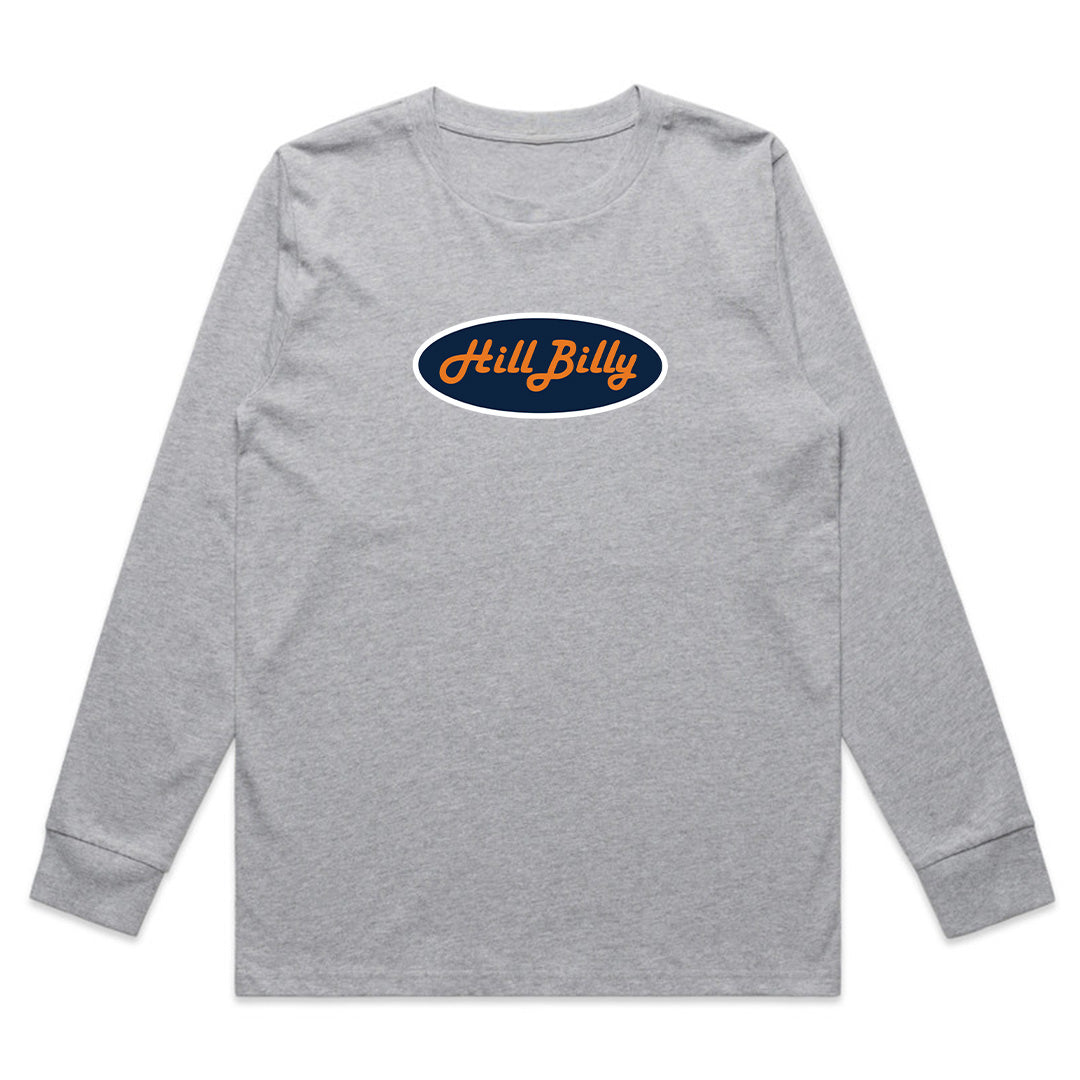 Unisex | HillBilly Auburn Logo | Long Sleeve Crew
