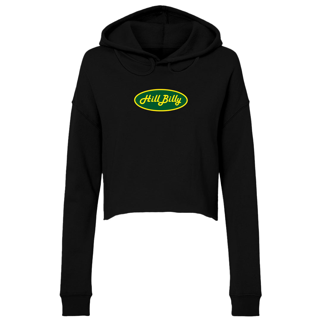 Women's | HillBilly Eugene Logo | Lightweight Crop Hoodie