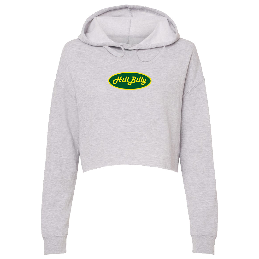 Women's | HillBilly Eugene Logo | Lightweight Crop Hoodie