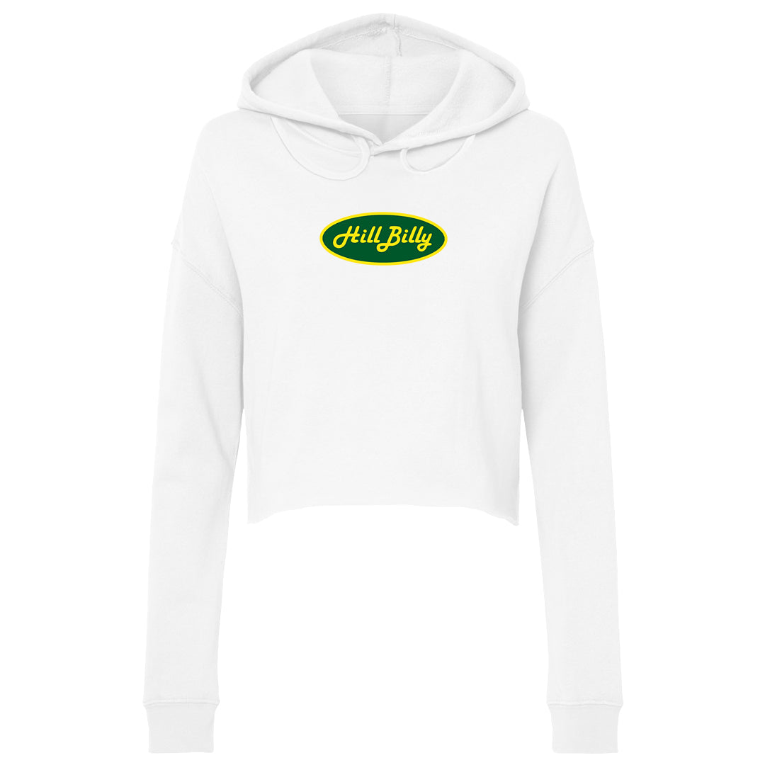 Women's | HillBilly Eugene Logo | Lightweight Crop Hoodie