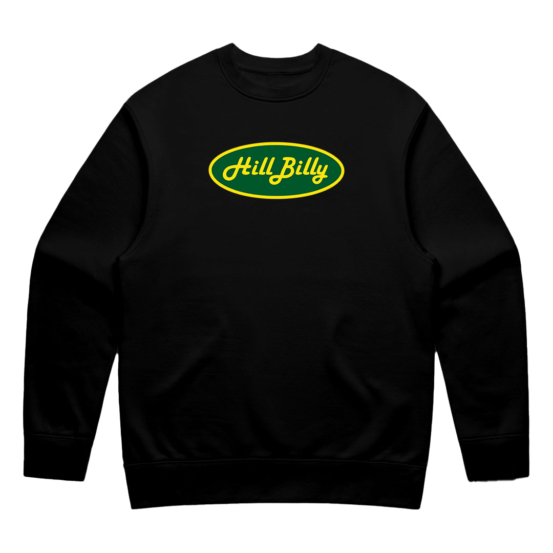 Unisex | HillBilly Eugene Logo | Crewneck Sweater