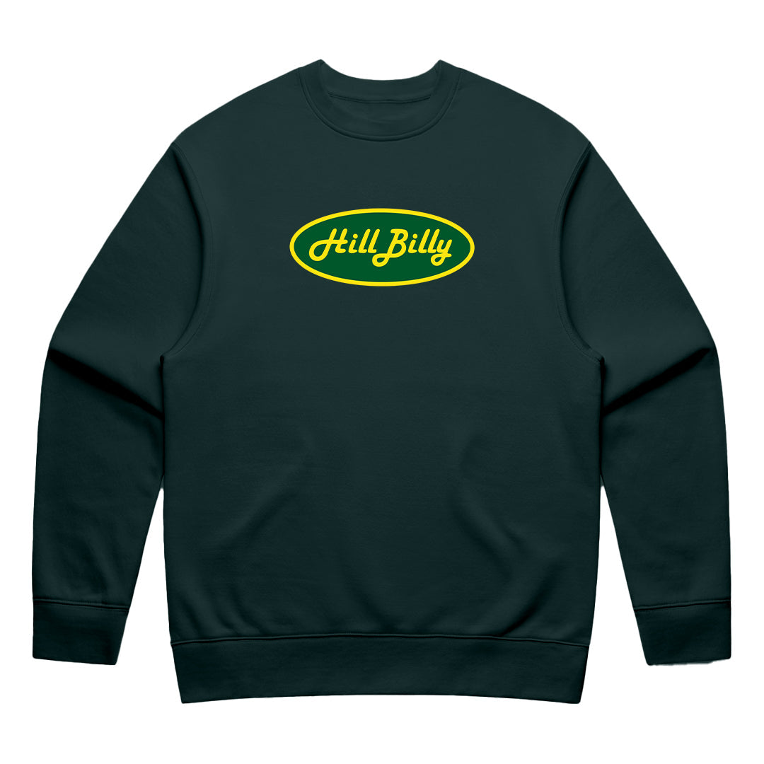 Unisex | HillBilly Eugene Logo | Crewneck Sweater