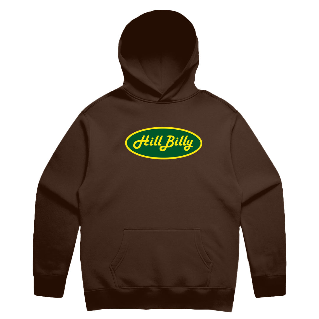 Unisex | HillBilly Eugene Logo | Reflex Fleece Hoodie