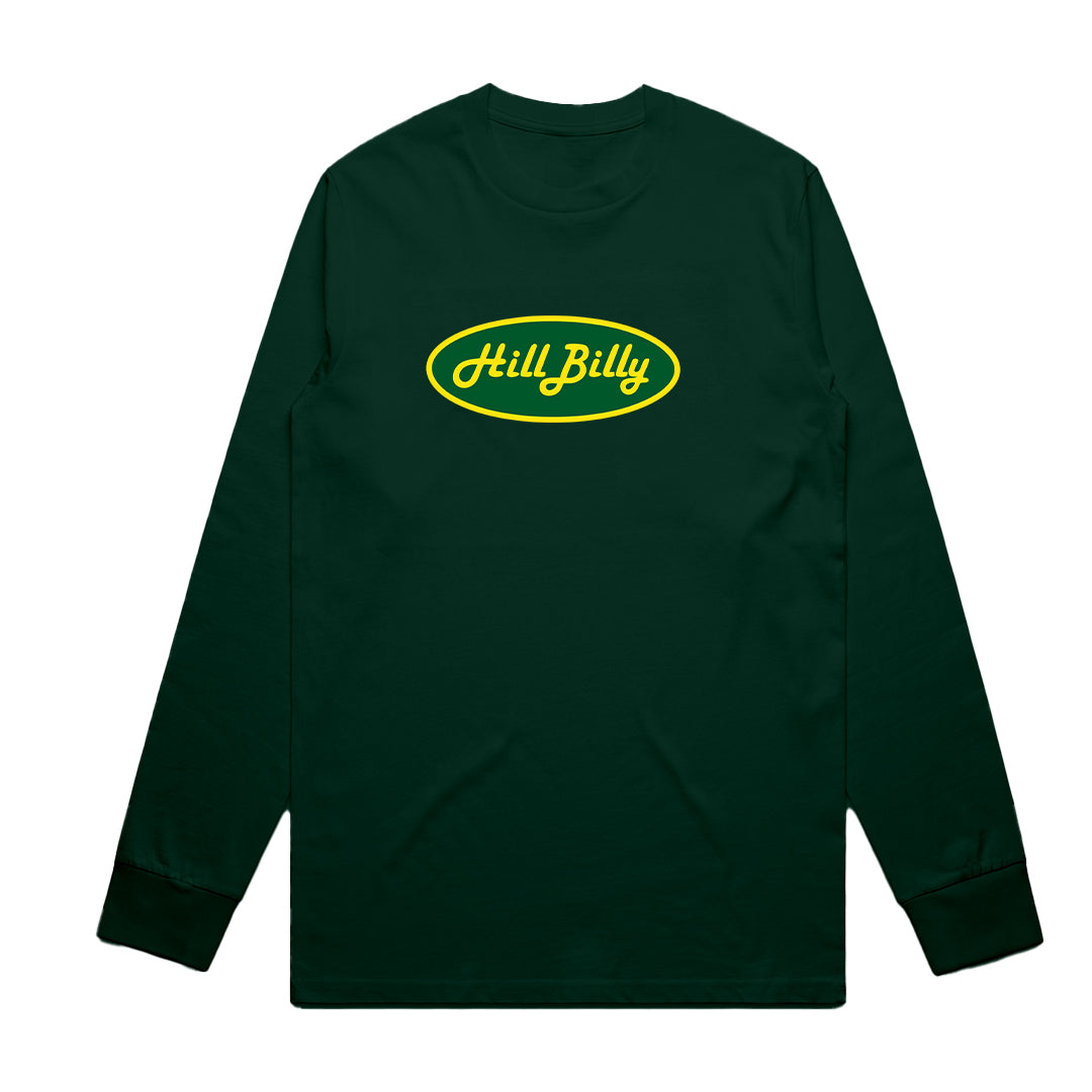 Unisex | HillBilly Eugene Logo | Long Sleeve Crew