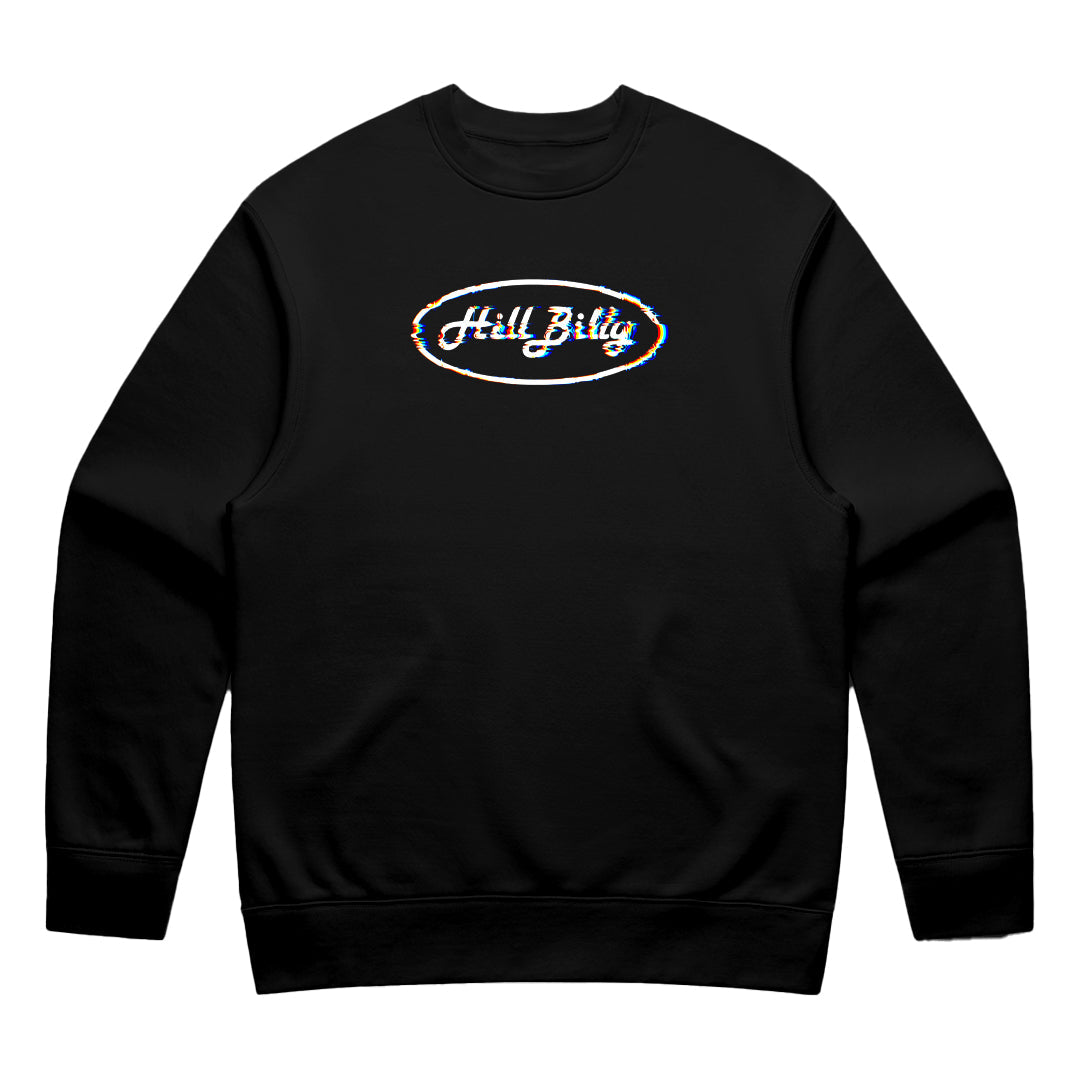 Unisex | HillBilly Glitch Logo | Crewneck Sweater