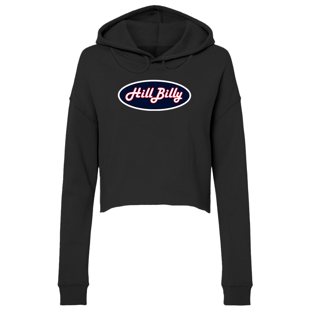 Women's | HillBilly Connecticut Logo | Lightweight Crop Hoodie