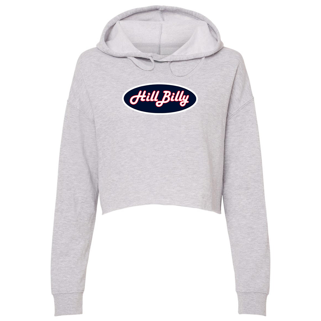 Women's | HillBilly Connecticut Logo | Lightweight Crop Hoodie