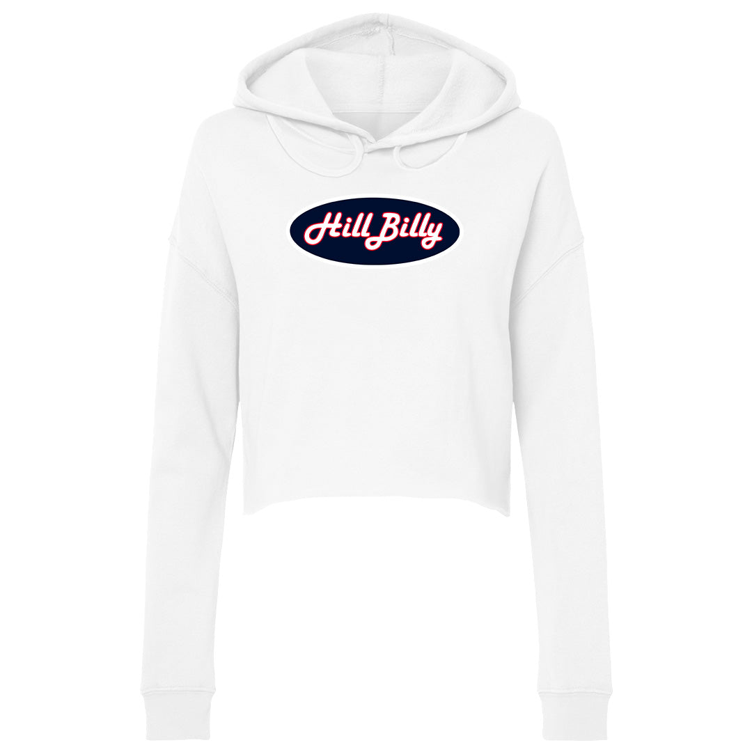 Women's | HillBilly Connecticut Logo | Lightweight Crop Hoodie