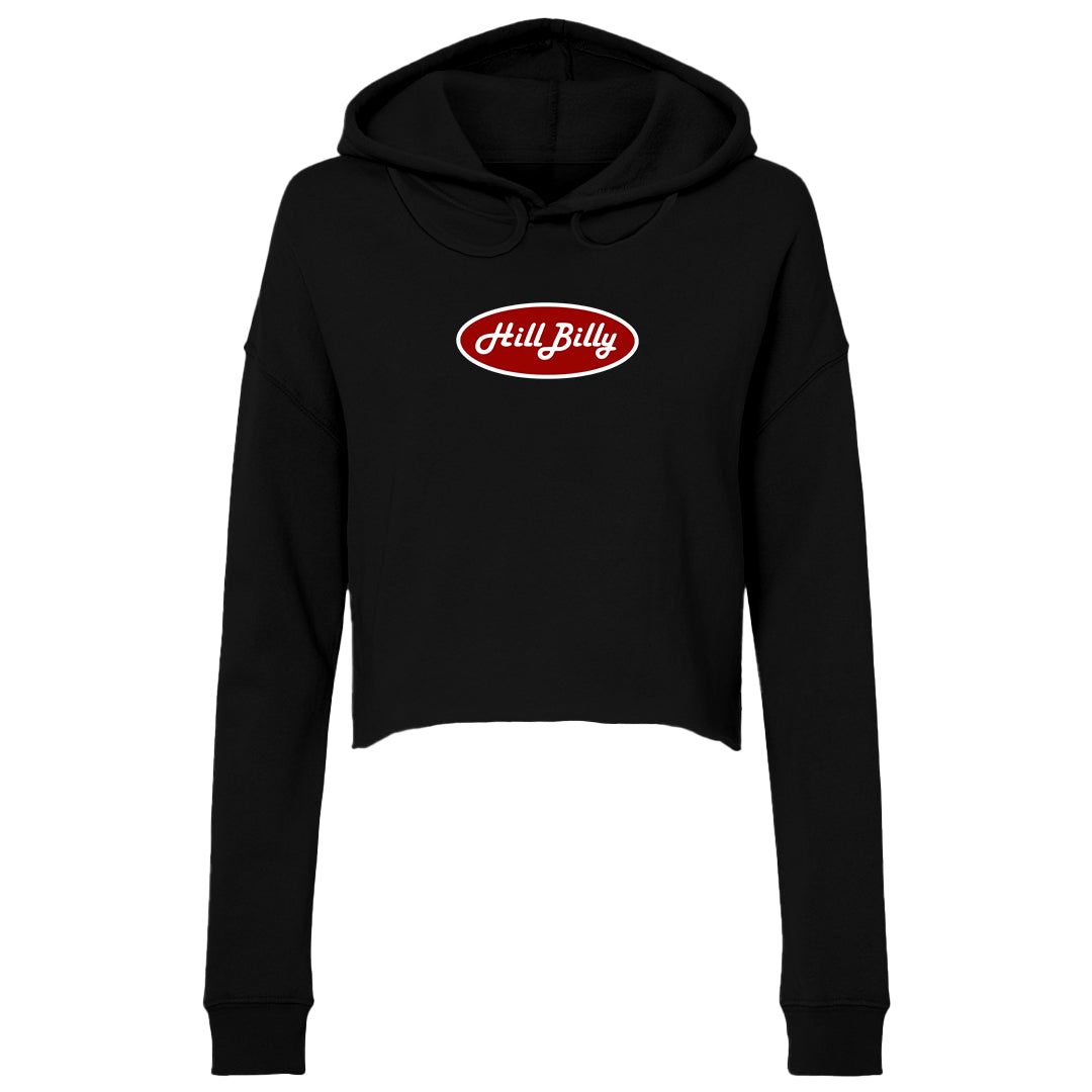 Women's | HillBilly Indiana Logo | Lightweight Crop Hoodie