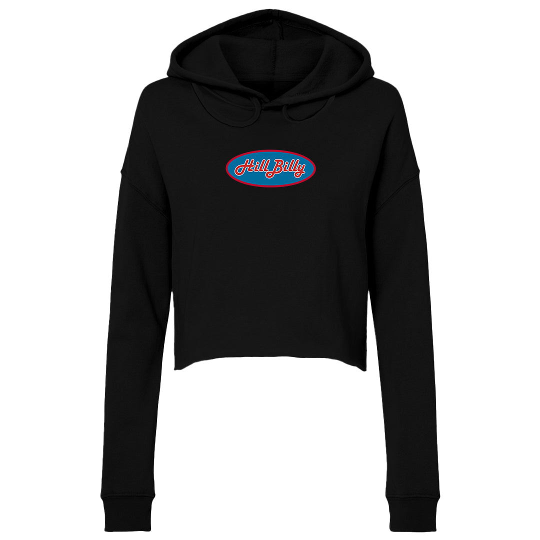 Women's | HillBilly Mississippi Logo | Lightweight Crop Hoodie