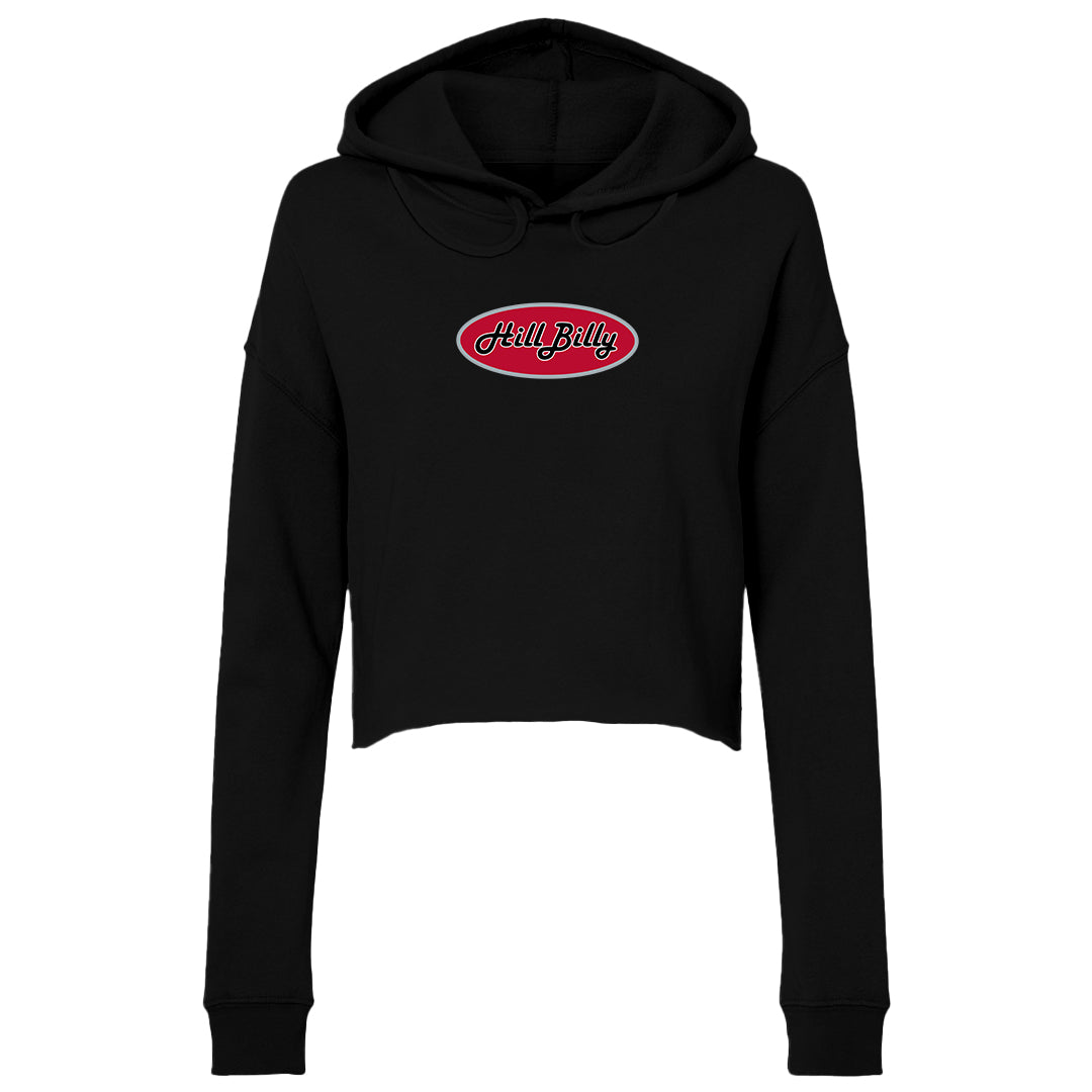 Women's | HillBilly Columbus Logo | Lightweight Crop Hoodie