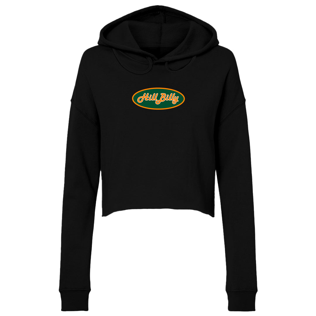 Women's | HillBilly Miami Logo | Lightweight Crop Hoodie