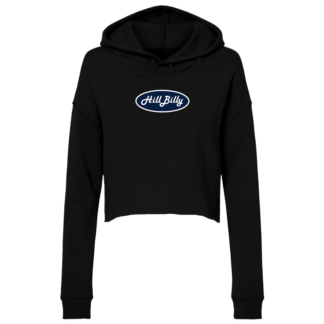 Women's | HillBilly Happy Valley Logo | Lightweight Crop Hoodie