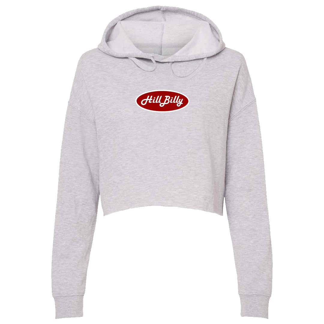 Women's | HillBilly Indiana Logo | Lightweight Crop Hoodie