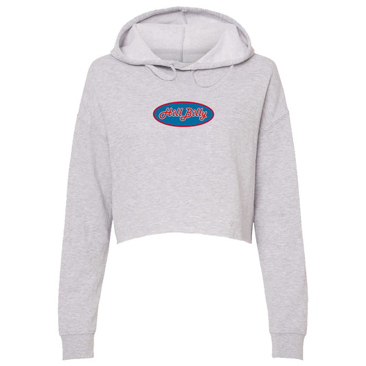 Women's | HillBilly Mississippi Logo | Lightweight Crop Hoodie