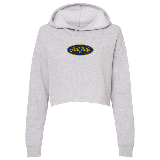 Women's | HillBilly South Bend Logo | Lightweight Crop Hoodie