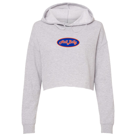 Women's | HillBilly Boise Logo | Lightweight Crop Hoodie