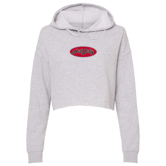 Women's | HillBilly Columbus Logo | Lightweight Crop Hoodie