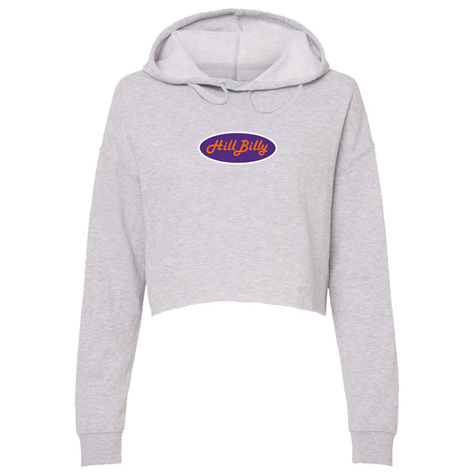 Women's | HillBilly Death Valley Logo | Lightweight Crop Hoodie