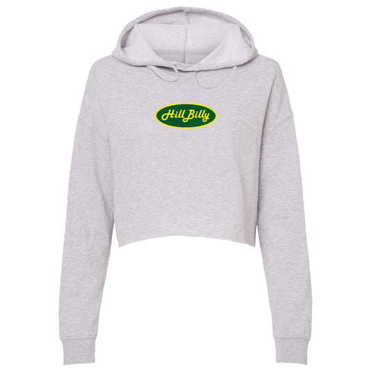 Women's | HillBilly Logo | Lightweight Crop Hoodie