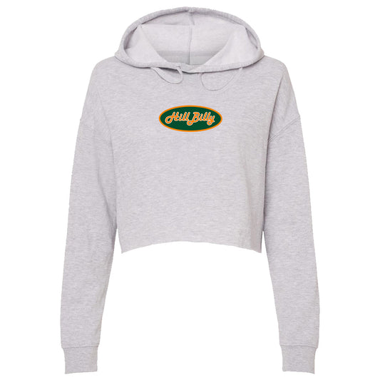 Women's | HillBilly Miami Logo | Lightweight Crop Hoodie