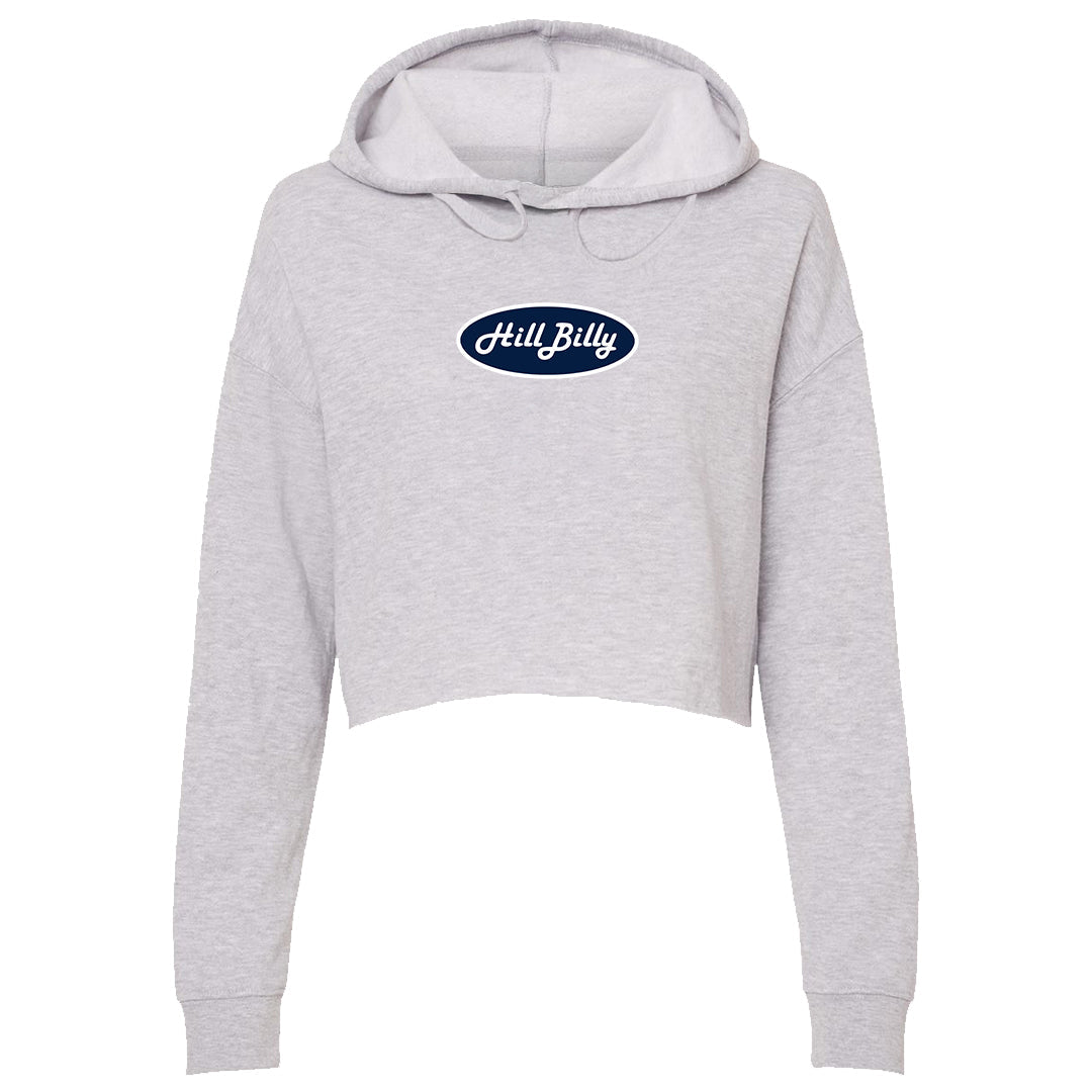 Women's | HillBilly Happy Valley Logo | Lightweight Crop Hoodie