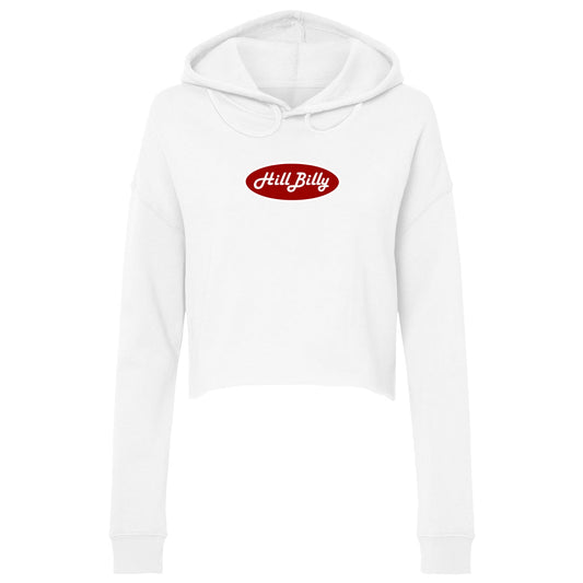 Women's | HillBilly Indiana Logo | Lightweight Crop Hoodie