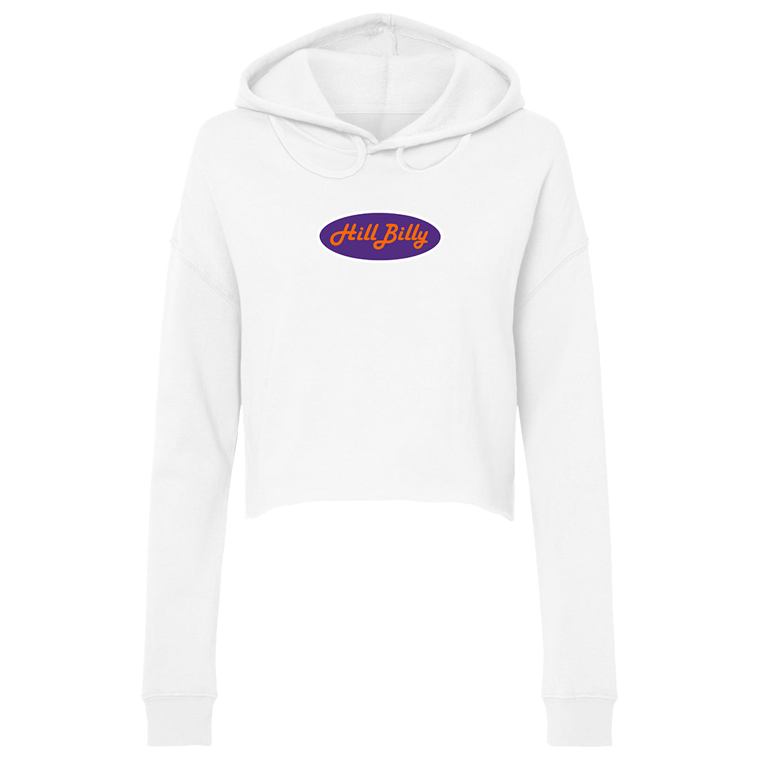 Women's | HillBilly Death Valley Logo | Lightweight Crop Hoodie