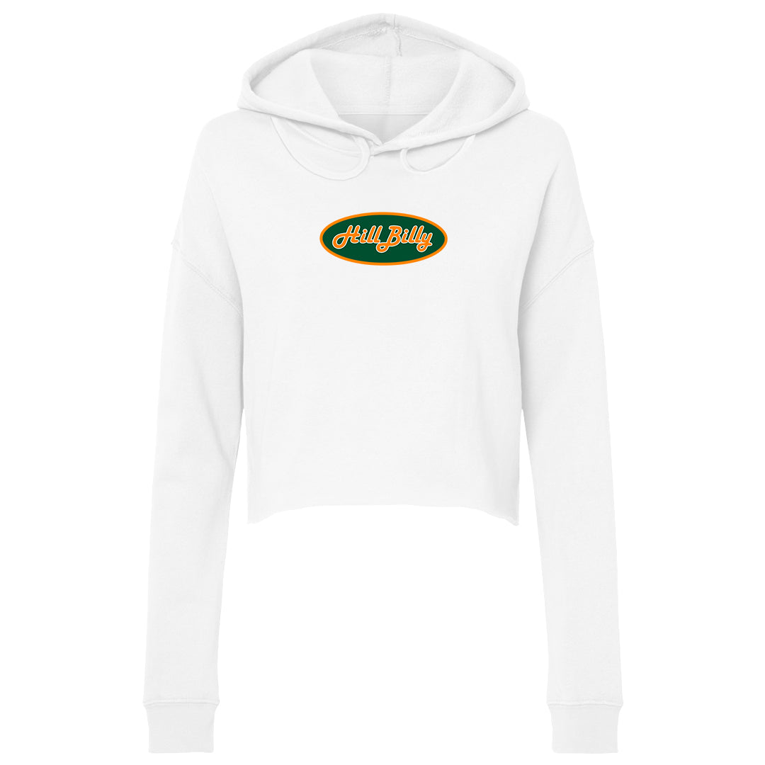 Women's | HillBilly Miami Logo | Lightweight Crop Hoodie