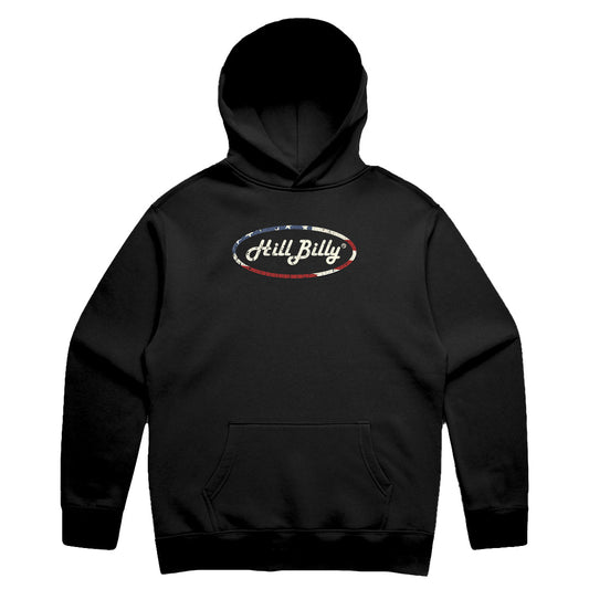 Unisex | HillBilly LOGO USA | Reflex Fleece Hoodie