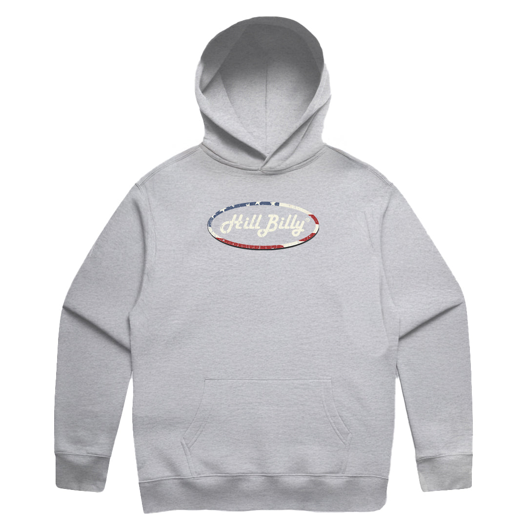 Unisex | HillBilly LOGO USA | Reflex Fleece Hoodie