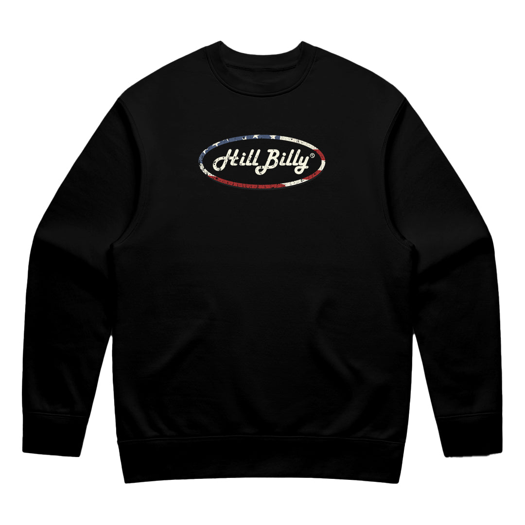 Unisex | HillBilly LOGO USA | Crewneck Sweater