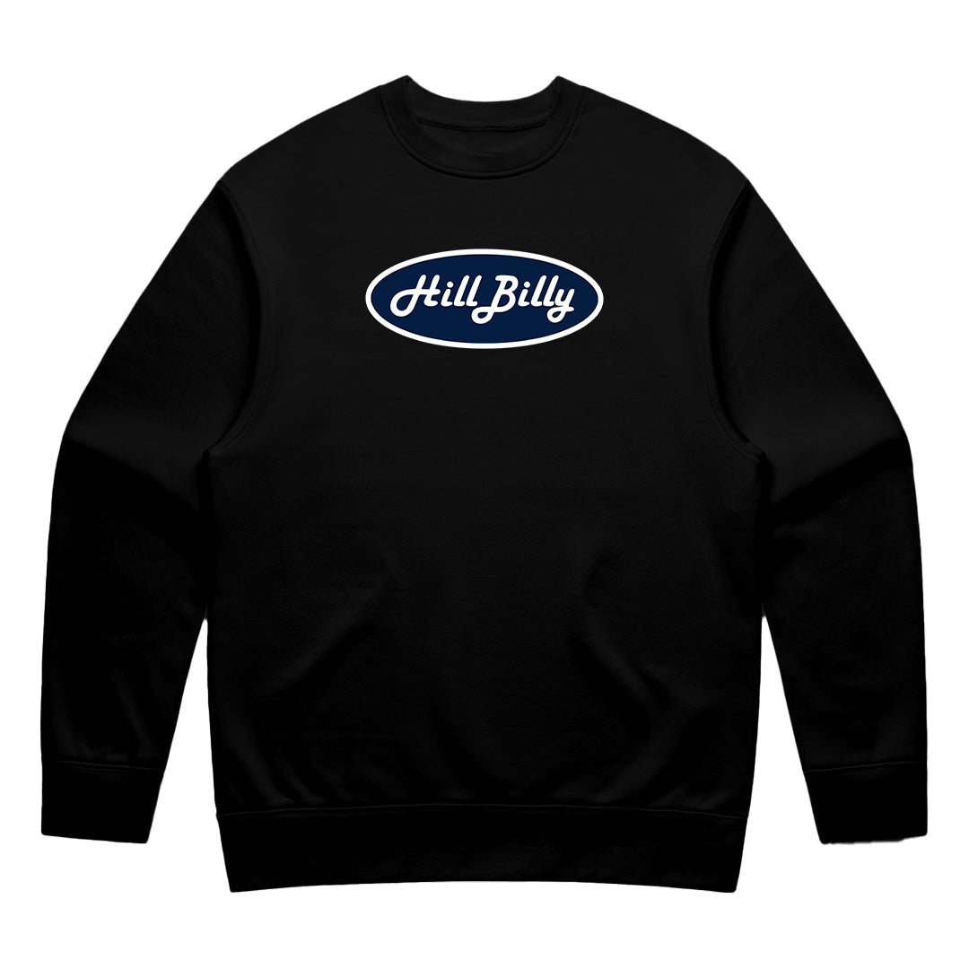 Unisex | HillBilly Happy Valley Logo | Crewneck Sweater