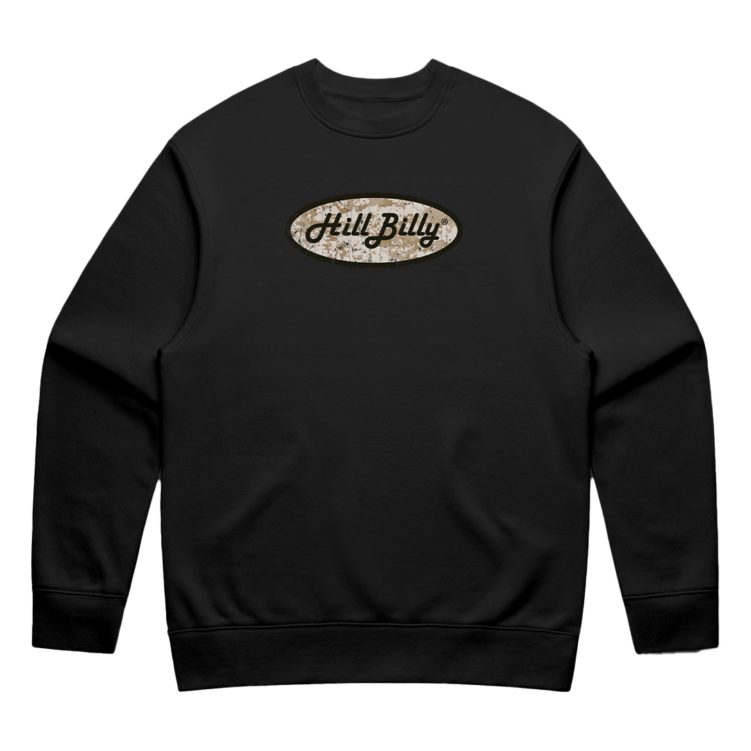 Unisex | HillBilly DIGI CAMO LOGO | Crewneck Sweater