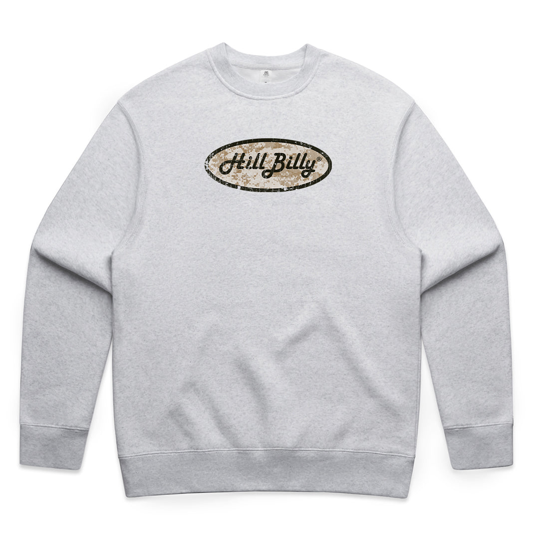 Unisex | HillBilly DIGI CAMO LOGO | Crewneck Sweater