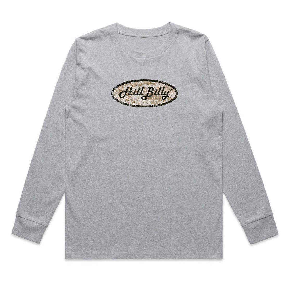 Unisex | HillBilly DIGI CAMO LOGO | Long Sleeve Crew