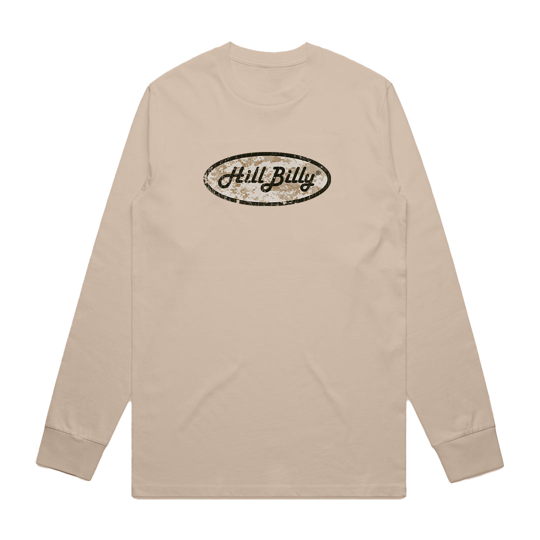 Unisex | HillBilly DIGI CAMO LOGO | Long Sleeve Crew