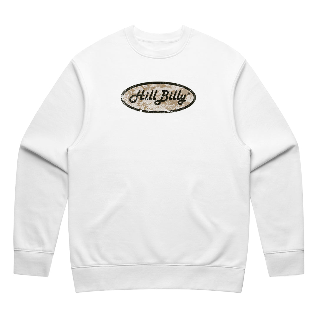 Unisex | HillBilly DIGI CAMO LOGO | Crewneck Sweater