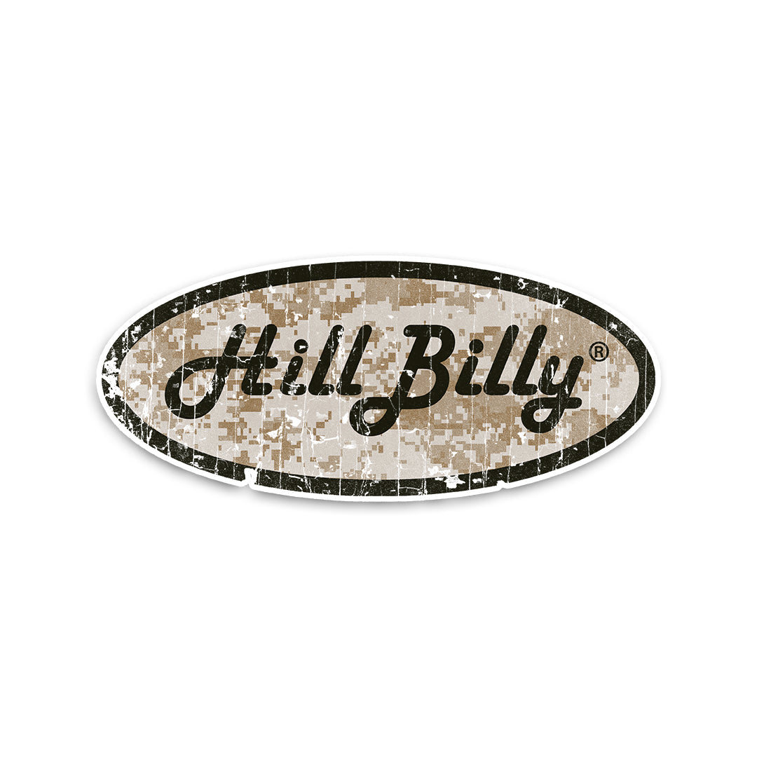 Accessory | HillBilly DIGI CAMO LOGO | Sticker