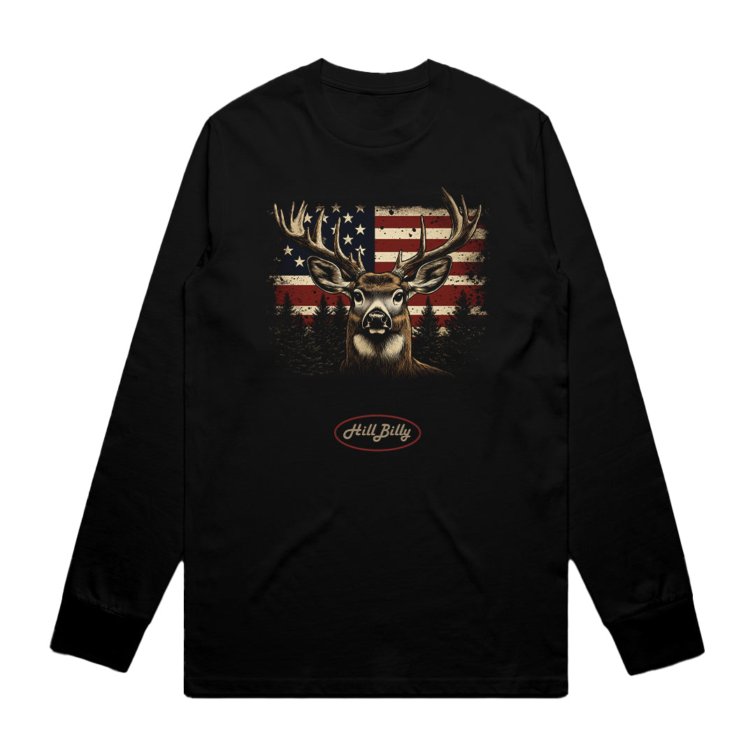 Unisex | American Stag | Long Sleeve Crew